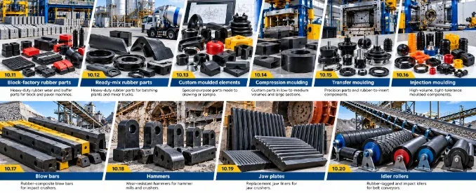 Moulded Rubber, Mountings & Seals — figure 2