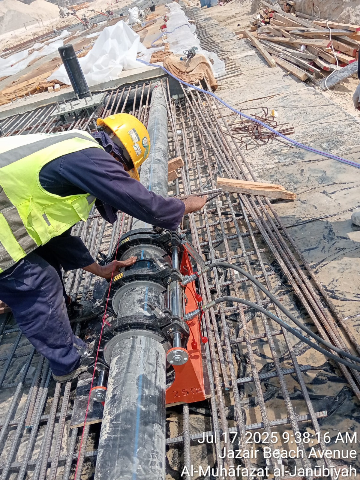 Artificial waterfront at Zallaq