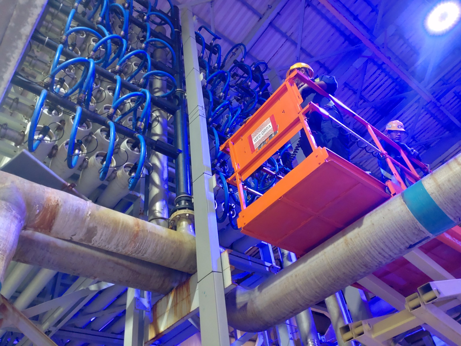 Reverse osmosis membrane replacement at ALdur Plant and Water Plant