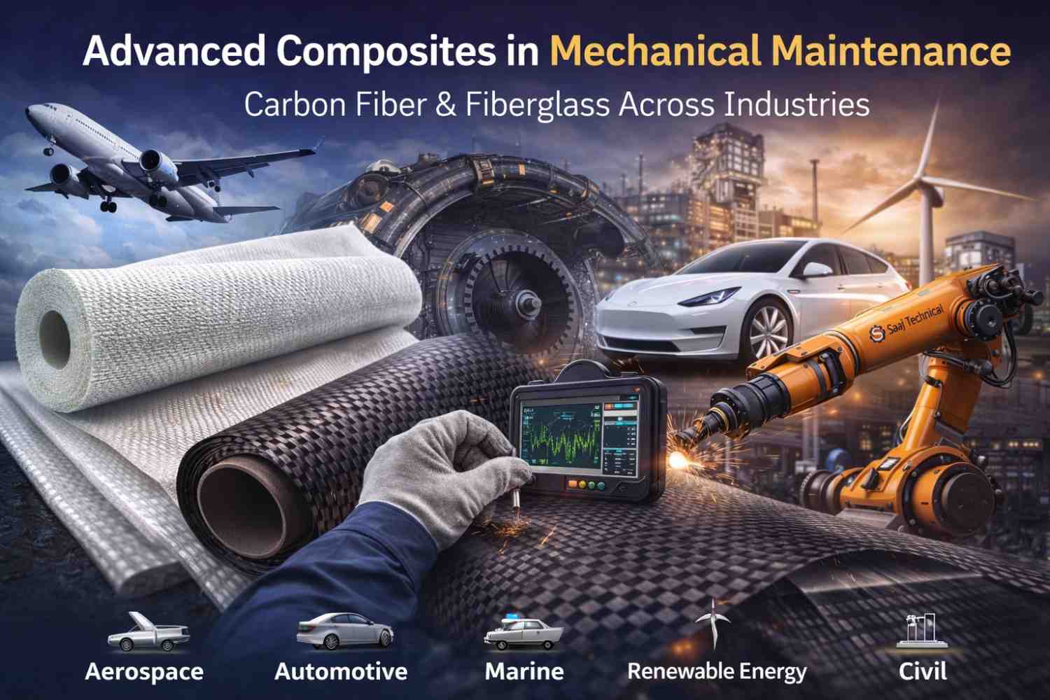 Advanced Composites in Action: Fiberglass & Carbon Fiber for Modern Industry